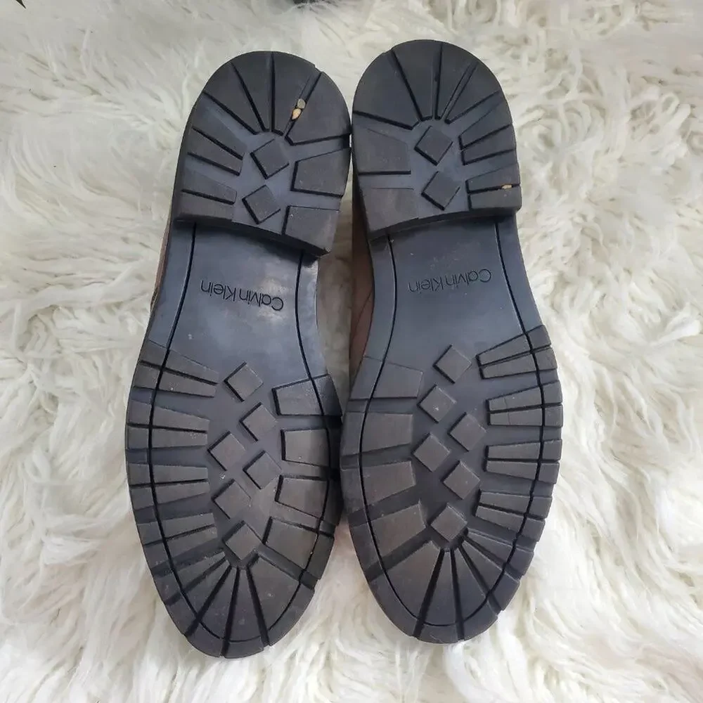 Calvin Klein Men's Ultan Suede Chukka Boots 10.5